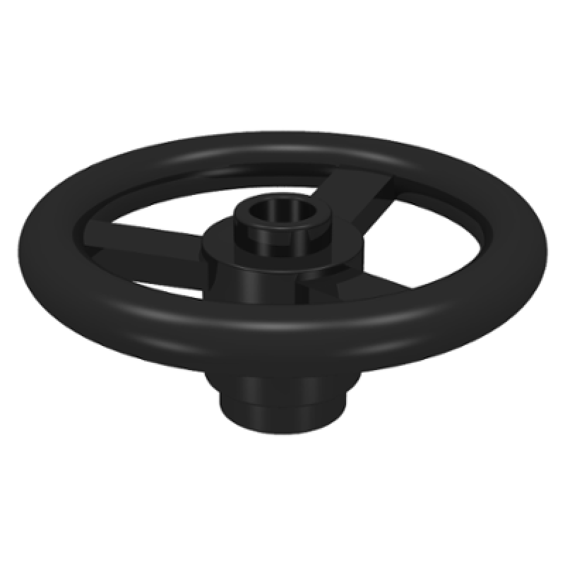 Technic, Stuur Klein 3x3x1 Black